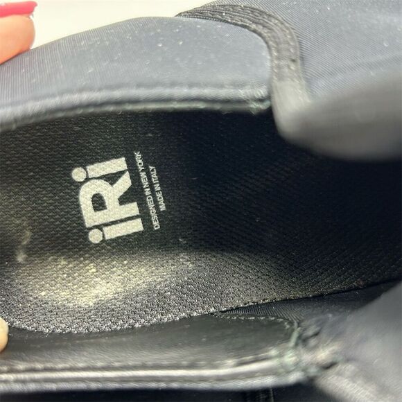 iRi NYC Wes I Low Top Black Slip On Chunky Sneakers Size 38.5 (US 8.5) Casual - Picture 11 of 12